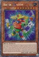Block Dragon - RA04-EN268 - (Platinum Secret Rare) - 1st Edition